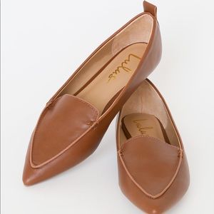 Lulu’s Emmy Chestnut Pointed Loafers